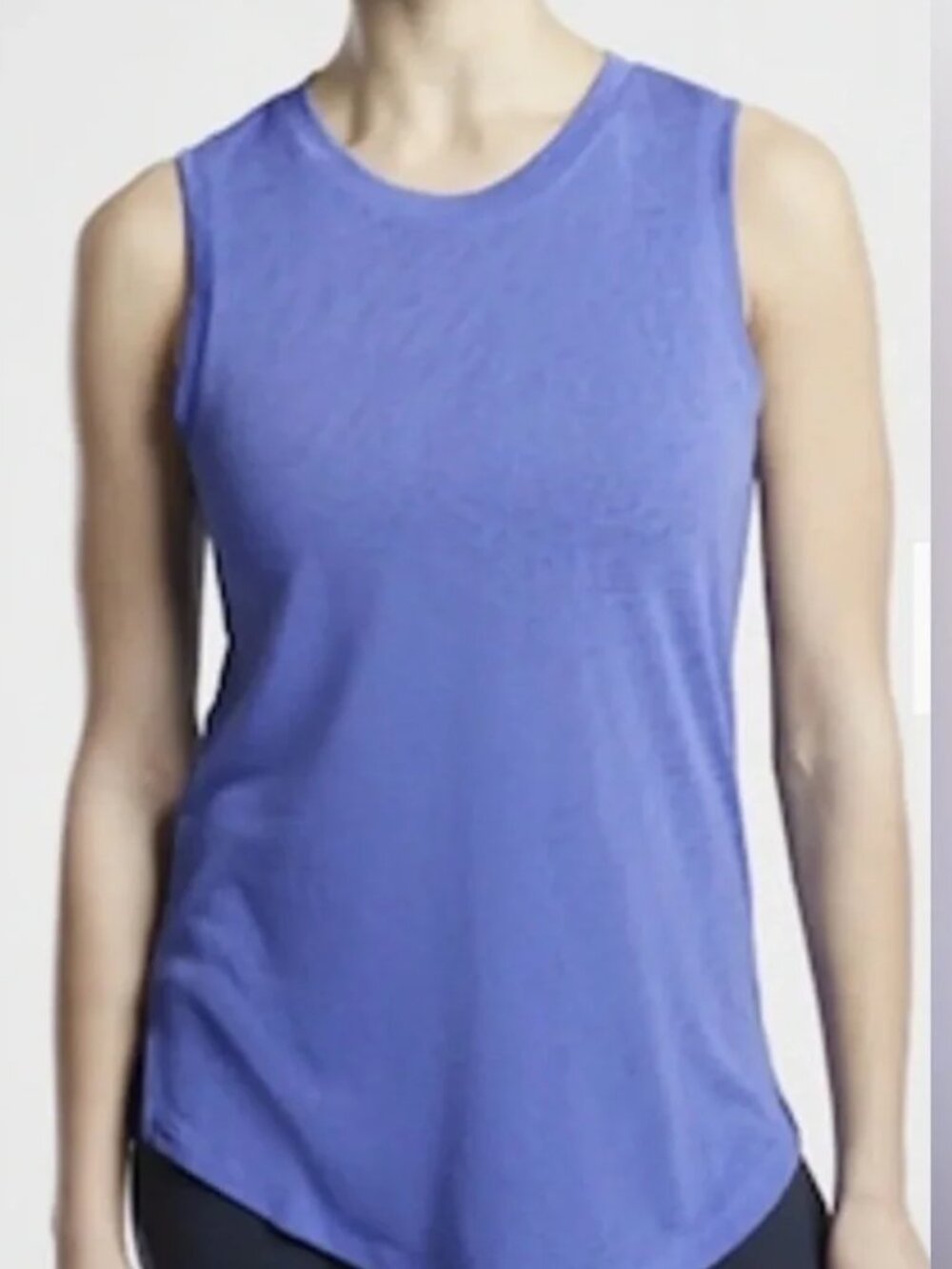 NWT Athleta Breezy Heather Tank Top in Periwinkle